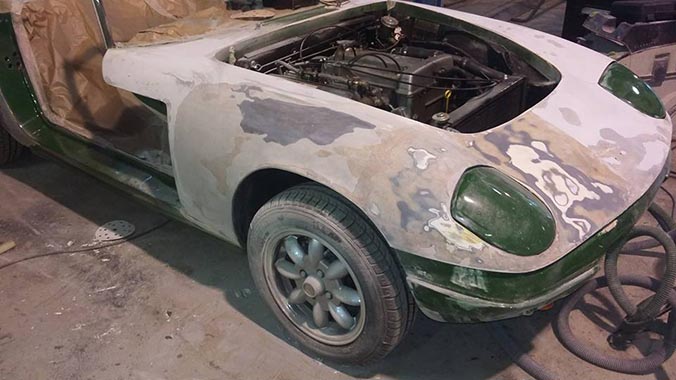 Lotus Elan S3 - Peinture complète